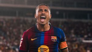 Atacante marcou duas vezes na goleada sobre o Feyenoord e teve atuação de destaque na estreia do time espanhol na Champions League