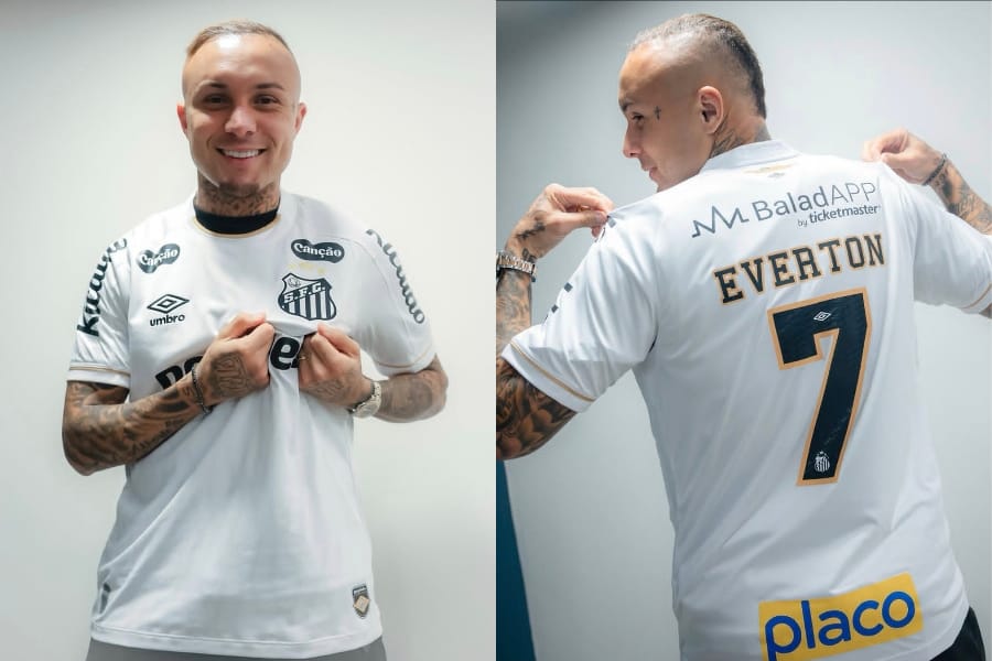 Na imagem em destaque, o jogador Everton Cebolinha