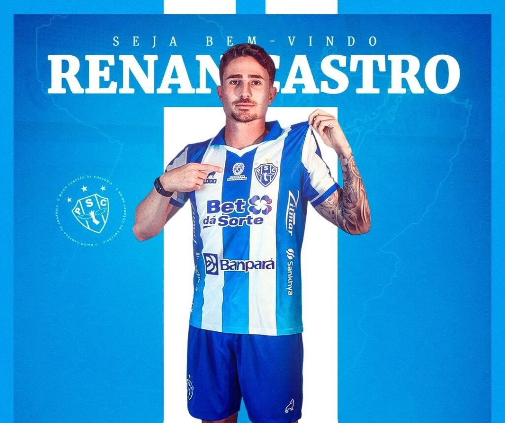 Paysandu confirma a contratação de Renan Castro, ex-Remo